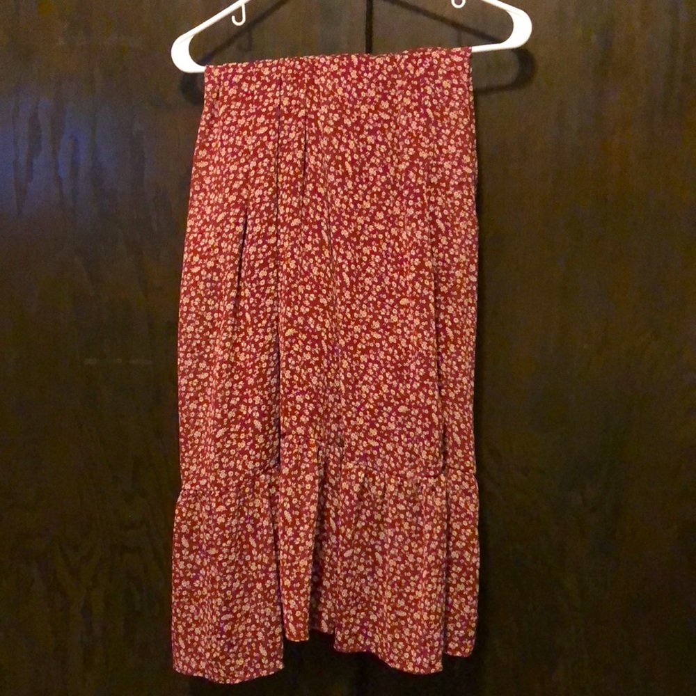Floral Midi Skirt